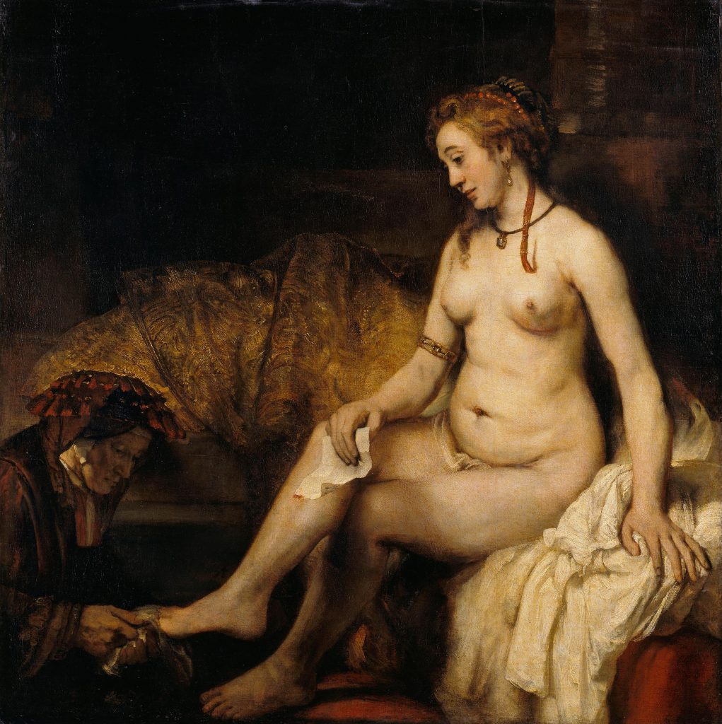 Rembrandt, Batseba met de brief van koning David, 1654. Musée du Louvre, Parijs. 