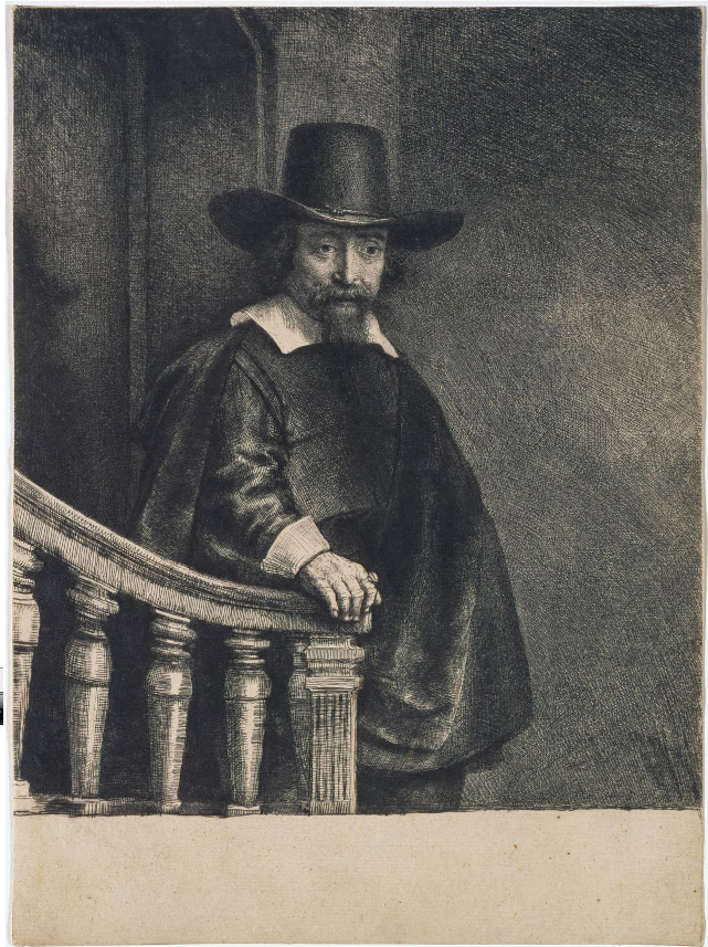 Rembrandt, Ephraim Bueno, 1647. Museum Het Rembrandthuis, Amsterdam