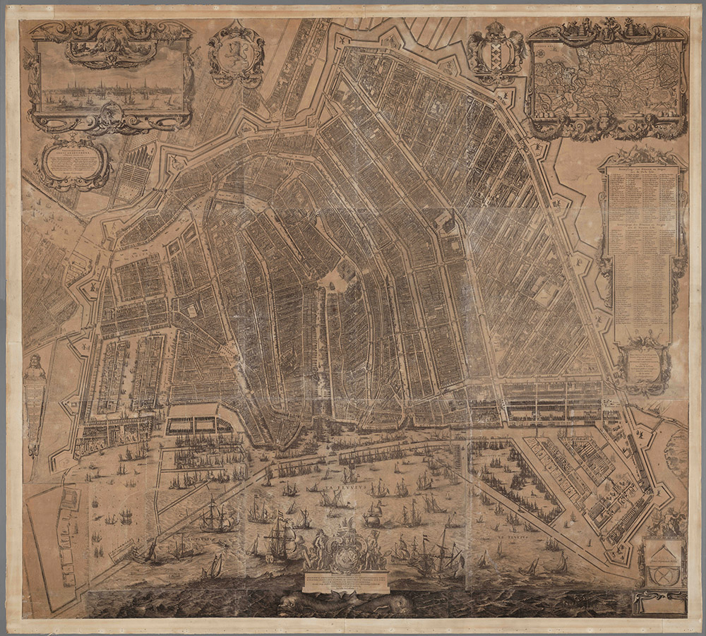 Balthasar Florisz., Map of Amsterdam, 1625