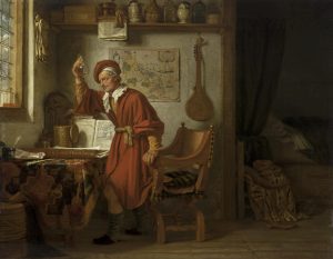 Schilderij van Heyman Dullaert, The Uroscopist, c. 1660