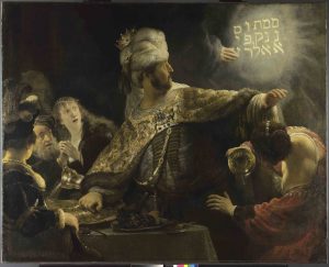 Schilderij van Rembrandt, Belshazzar’s Feast
