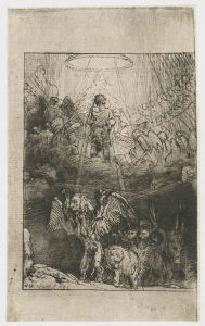 Schilderij van Rembrandt, Daniel’s Vision of the Four Beasts
