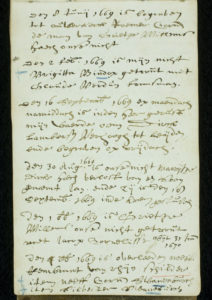 Tekst van Nicolaes Vinck, Memoriael, Leiden, Erfgoed Leiden en Omstreken