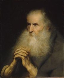 Jan Lievens, A Bearded Old Man with Folded Hands, c. 1637.