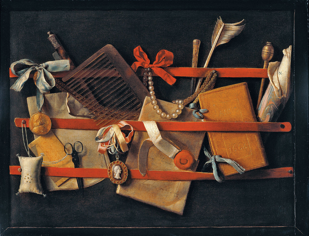 Hoogstraten Tromp-l'oeil_Still-Life_1664_Dordrecht