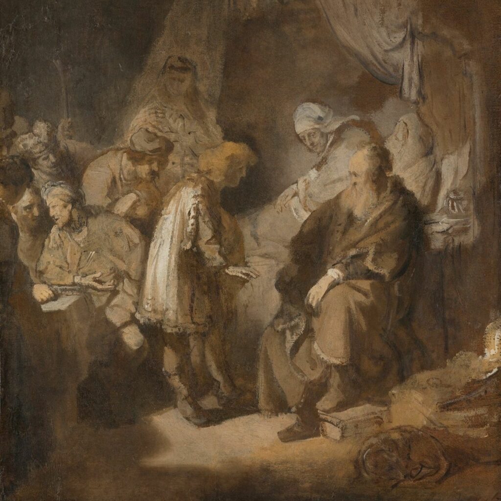 Rembrandt, Jozef vertelt zijn dromen, 1633