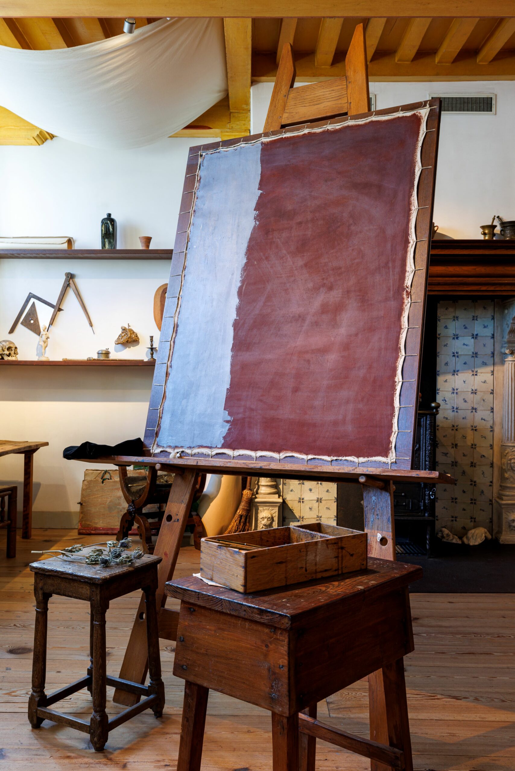 The historic Jewish Quarter around the Rembrandt House Museum in Amsterdam