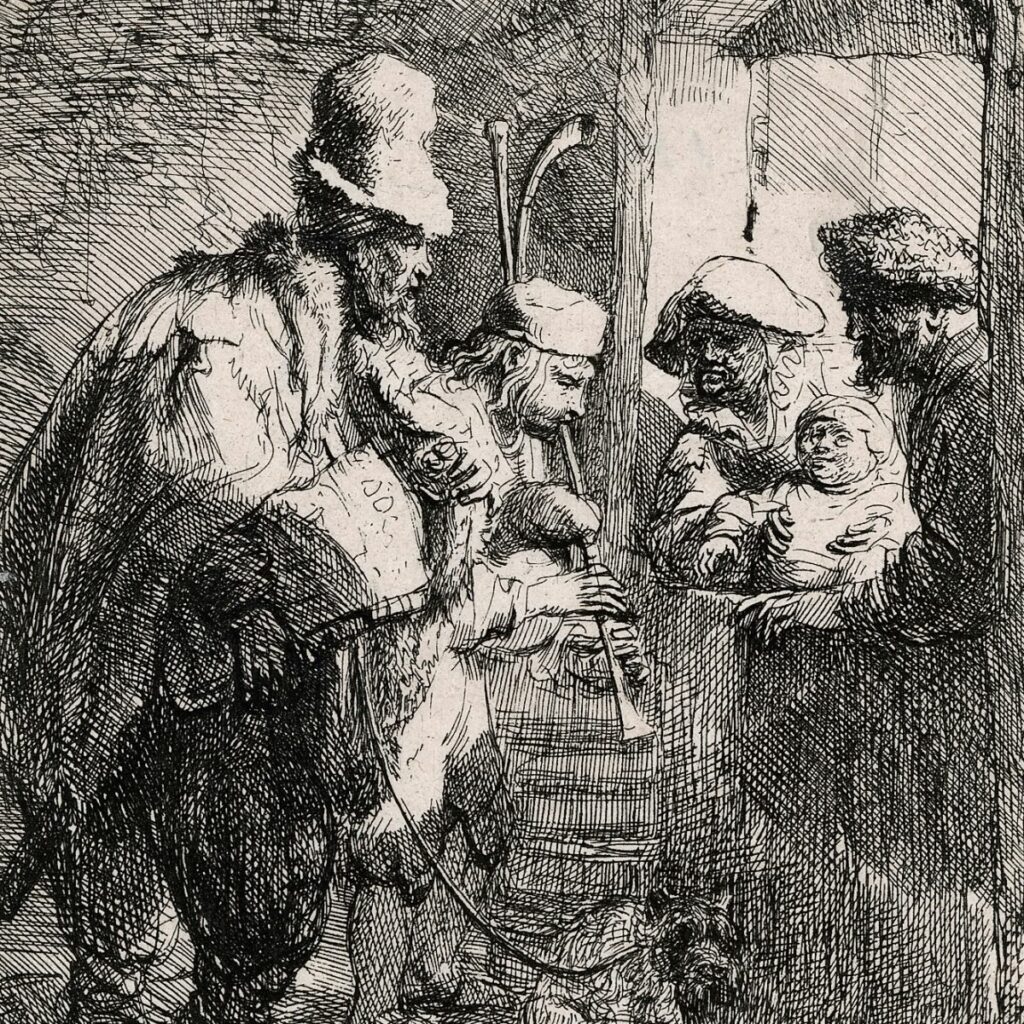 Rembrandt. Ets. Museum Rembrandthuis, Amsterdam